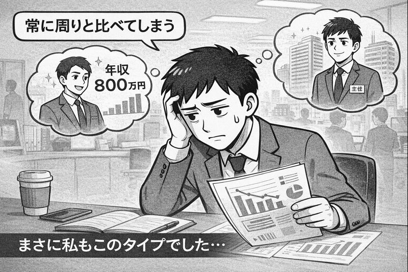 常に周りと比べてしまう